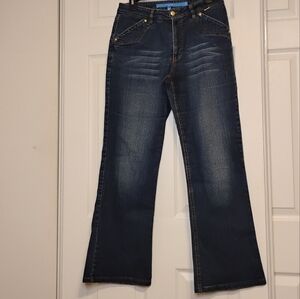 ESCADA Sport Sz 40 EU / 8 Zipper Pocket Bootcut Jeans Blue